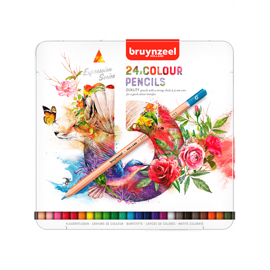 Lápices de Colores Bruynzeel Expression set 24 - Image 1