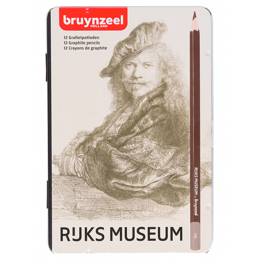Lápices Grafito Bruynzeel Rijks Museum Set 12 Gradaciones - Image 1
