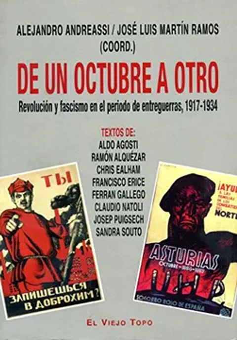 DE UN OCTUBRE A OTRO. REVOLUCIÓN Y FACISMO