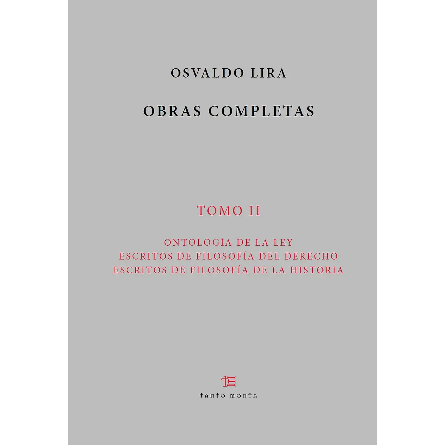 OSVALDO LIRA OBRAS COMPLETAS TOMO II 1
