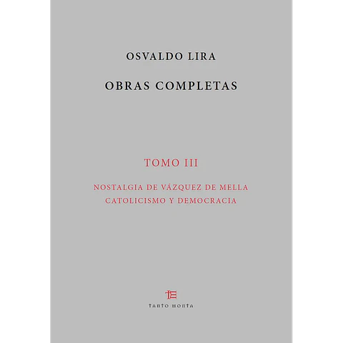 OSVALDO LIRA OBRAS COMPLETAS TOMO III