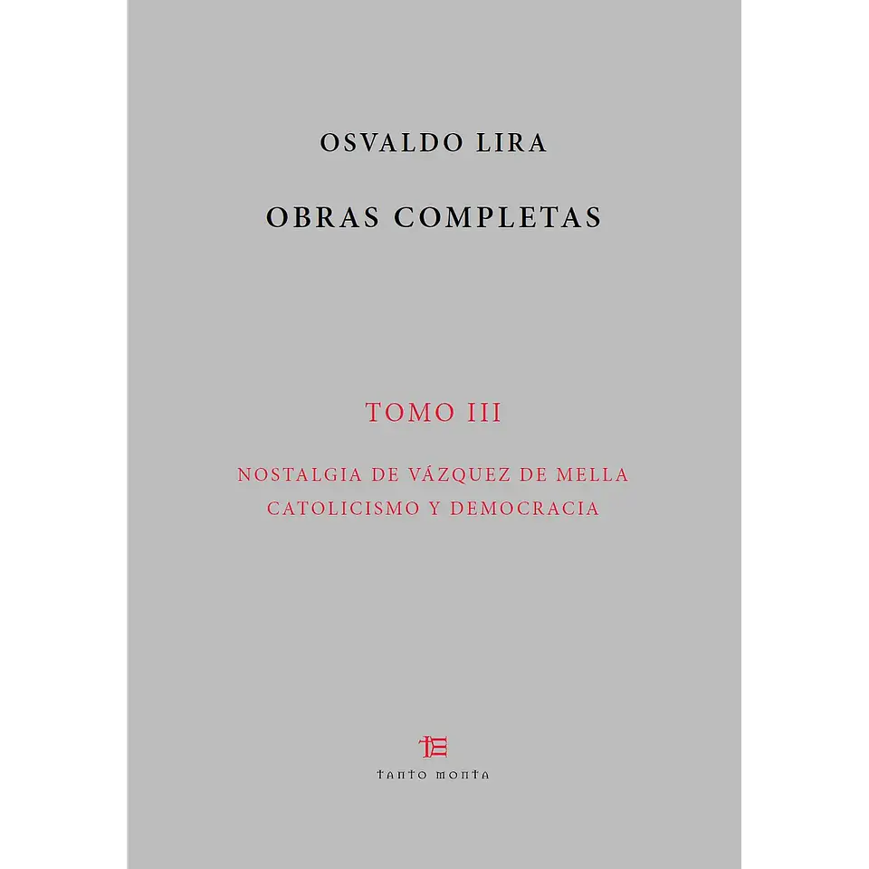 OSVALDO LIRA OBRAS COMPLETAS TOMO III 1
