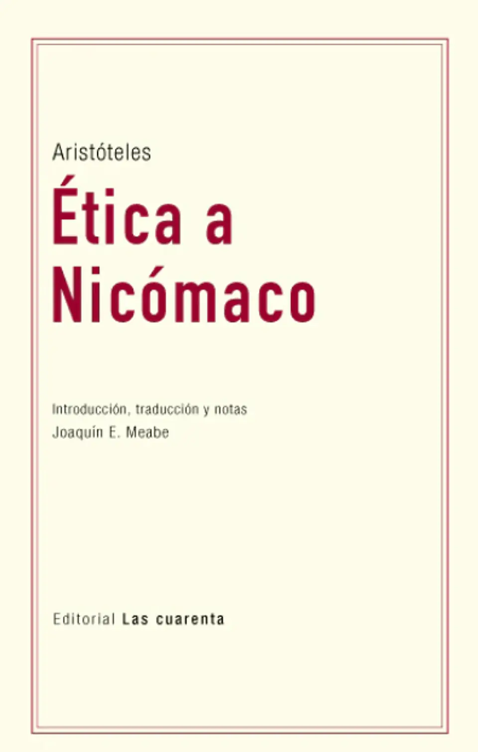 ÉTICA A NICÓMACO 1