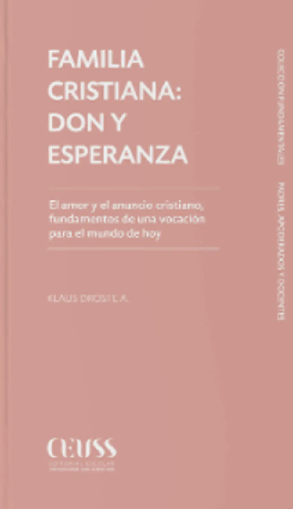 FAMILIA Y VIDA CRISTIANA: DON Y ESPERANZA 1