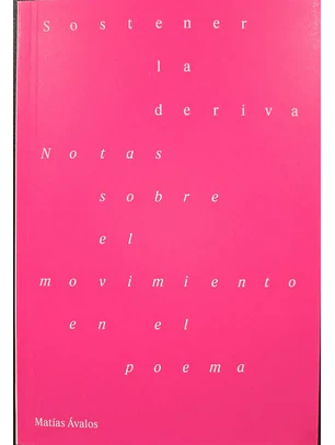 Sostener La Deriva. Notas Sobre El Movimiento En El Poema