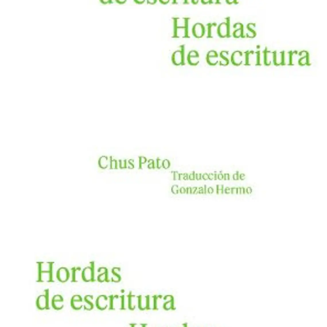 Hordas De Escritura 1