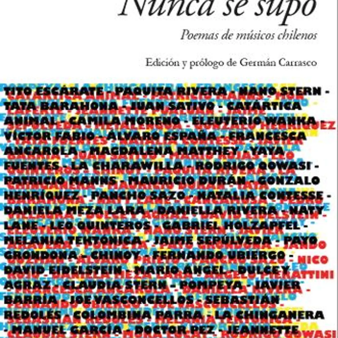 Nunca Se Supo. Poemas De Musicos Chilenos 1