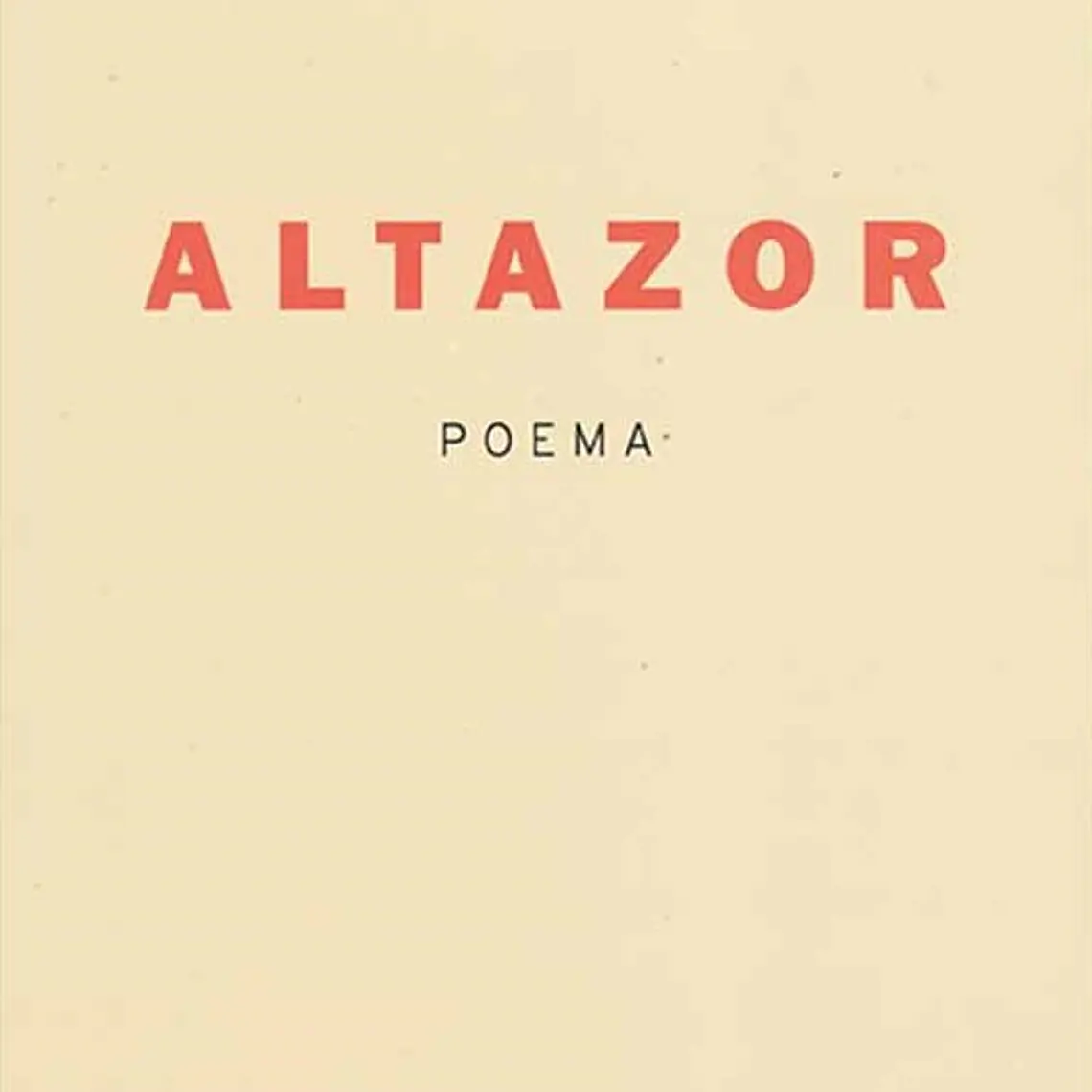 Altazor 1