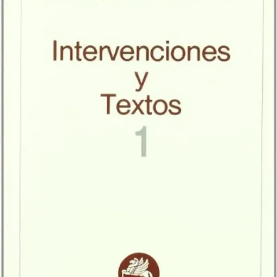 Intervenciones Y Textos 1 1