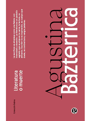 Literatura O Muerte