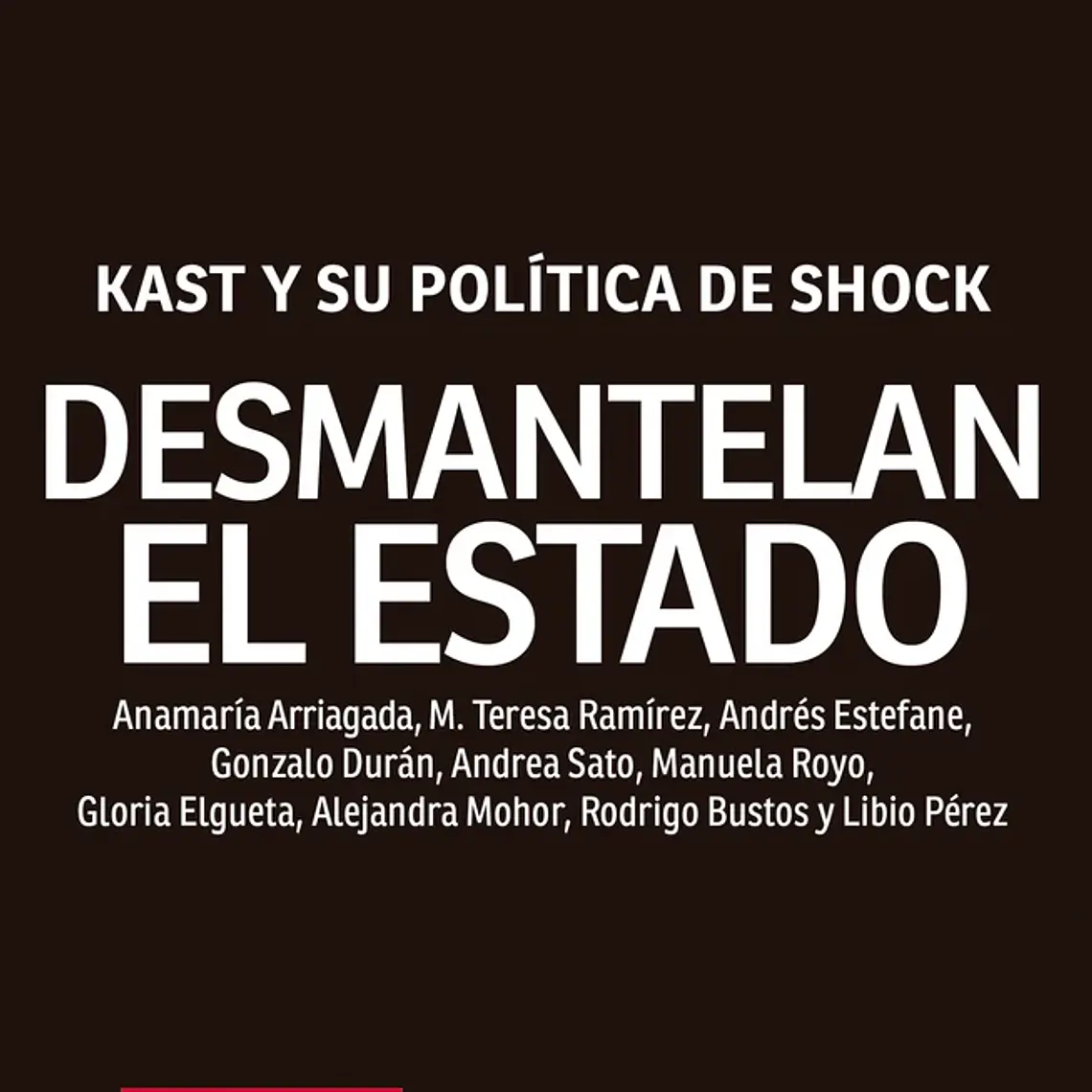 Desmantelan El Estado. Kast Y Su Politica De Shock 1