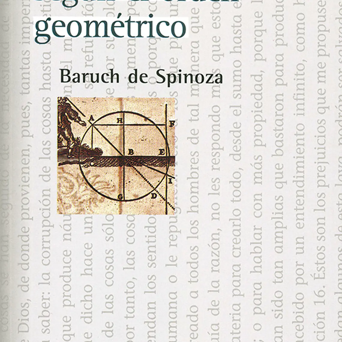 Etica Demostrada Segun El Orden Geometrico 1
