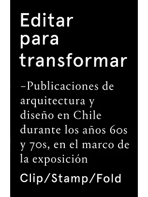 Editar Para Transformar
