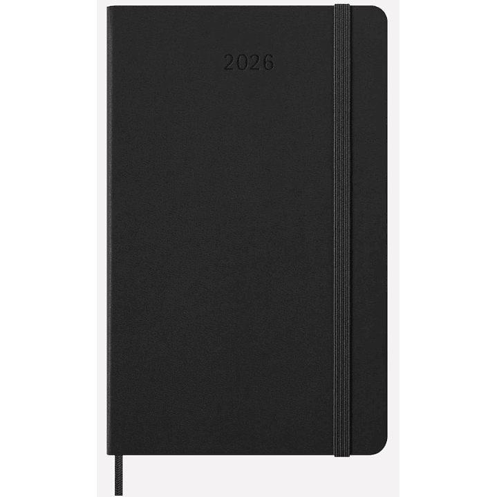 Agenda 2026 - Diaria - Tapa Blanda - Pocket - Negro - Moleskine 1