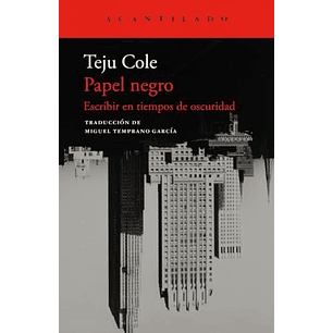 Papel Negro - Cole, Teju