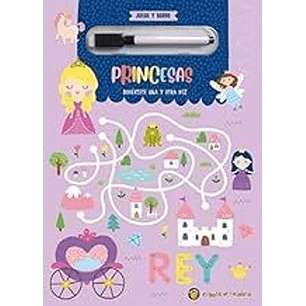 Juego Y Borro - Princesas - Sin Autor