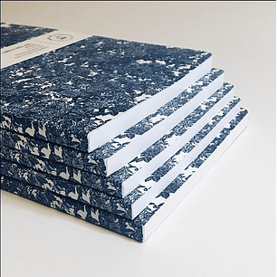 Libreta Papel De Alerce Rosa Azul - Papel De Alerce