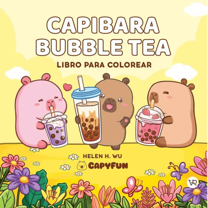 Capibara Bubble Tea- Libros Para Colorear - Wu, Helen H. 1