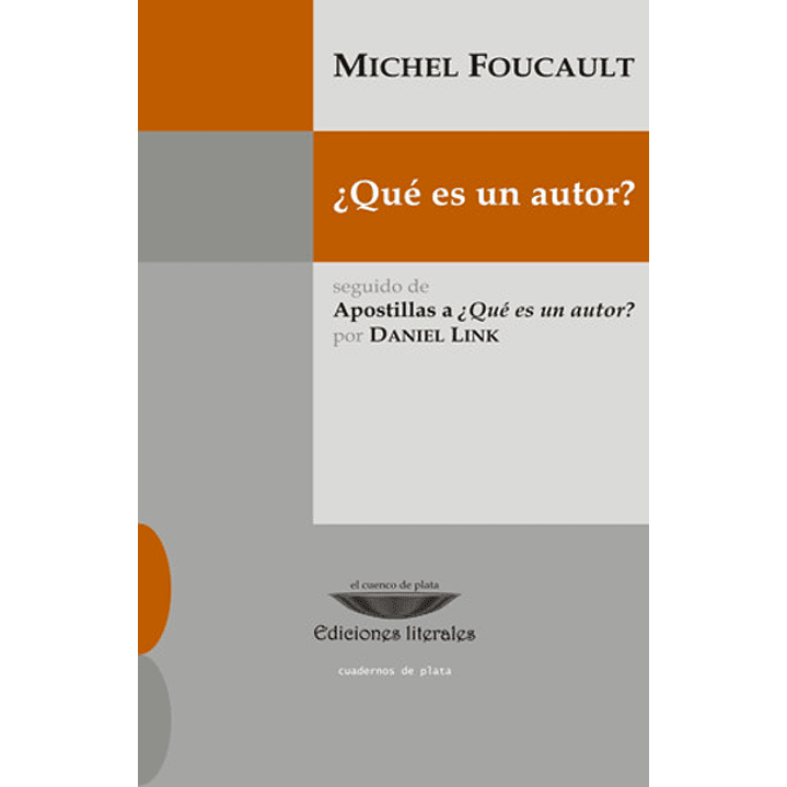 Que Es Un Autor - Foucault Michel 1