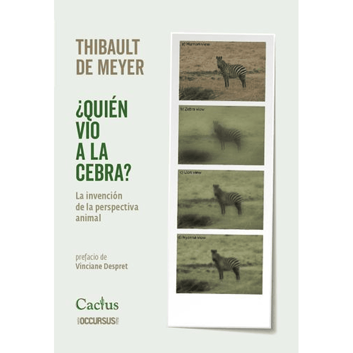 Quien Vio A La Cebra - De Meyer, Thibault 1