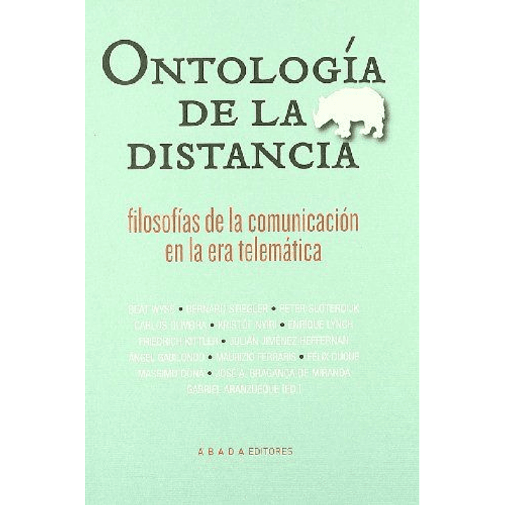 Ontologia De La Distancia - Varios Autores 1