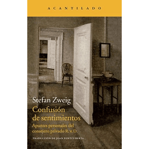 Confusion De Sentimientos - Zweig, Stefan