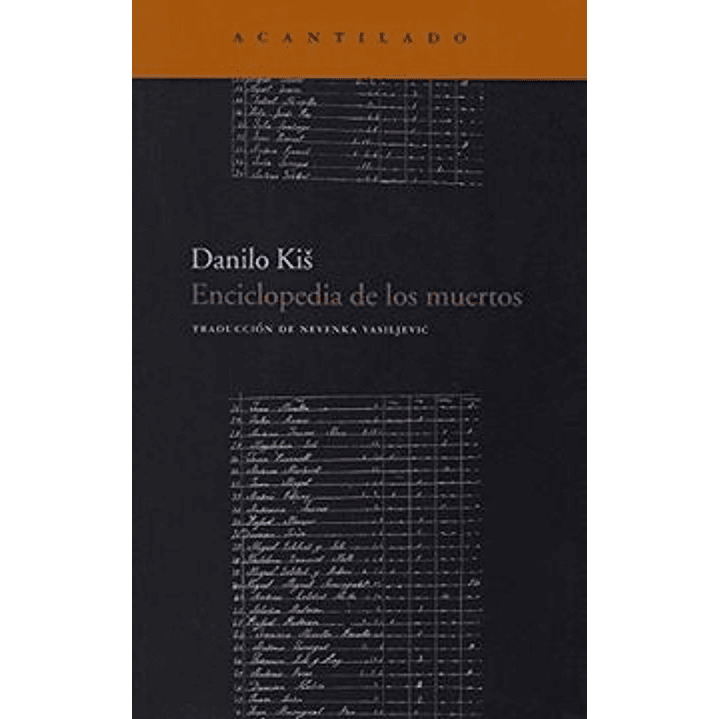 Enciclopedia De Los Muertos - Kis, Danilo 1