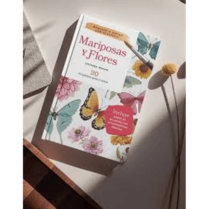 Aprende A Pintar Con Acuarela Mariposas Y Flores - Shaan, Chithra 1