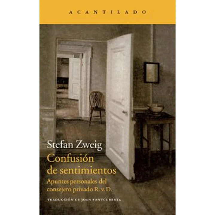 Confusion De Sentimientos - Zweig, Stefan 1