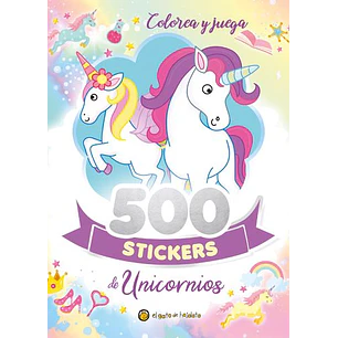 500 Stickers De Unicornios	 - Sin Autor