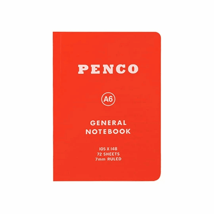 Cuaderno Lineas A6 Rojo - Penco 1
