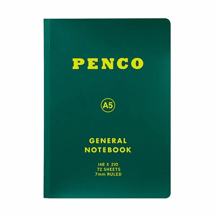 Cuaderno Lineas A5 Verde - Penco 1