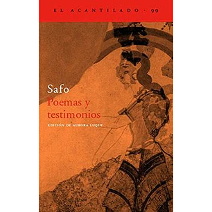 Poemas Y Testimonios - Safo
