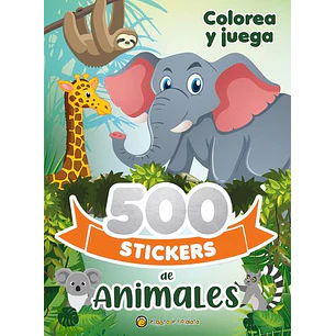 500 Stickers De Animales  - Sin Autor