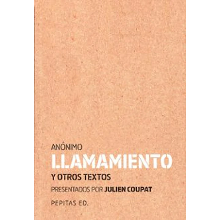 Llamamiento Y Otros Textos - Anonimo 1