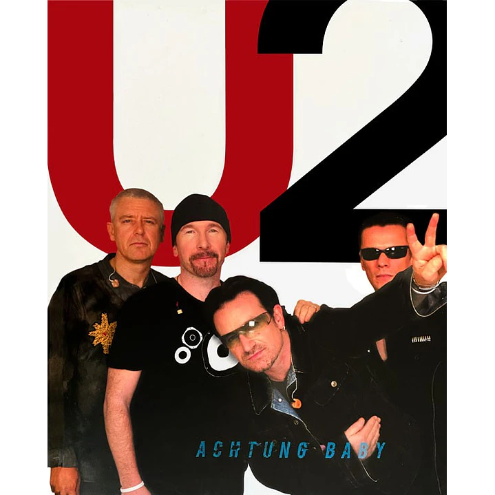 U2 Achtung Baby - Bold Letters 1