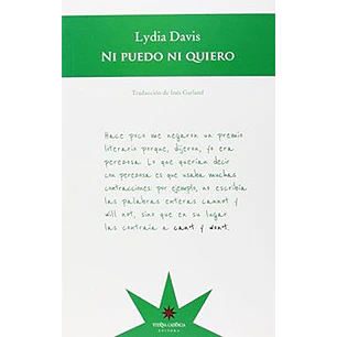 Ni Puedo Ni Quiero - Davis, Lydia