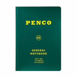 Cuaderno Lineas A5 Negro - Penco