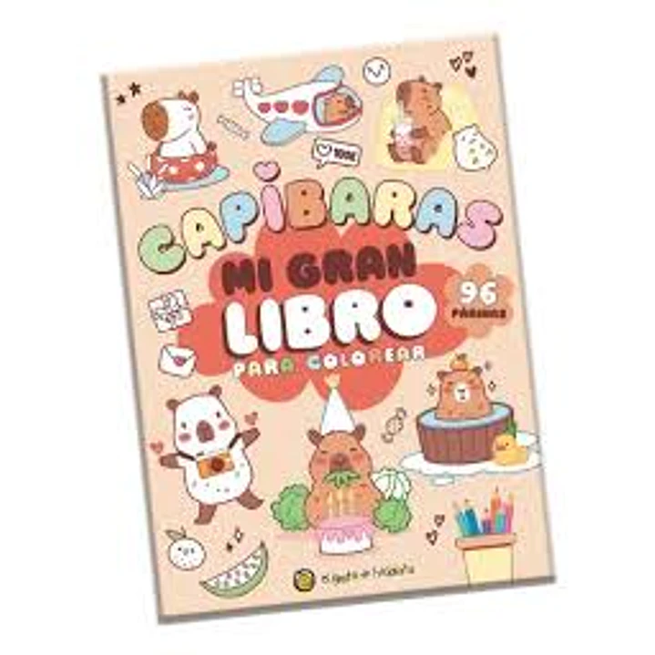 Mi Gran Libro Para Colorear Capibaras - El Gato De Hojalata 1