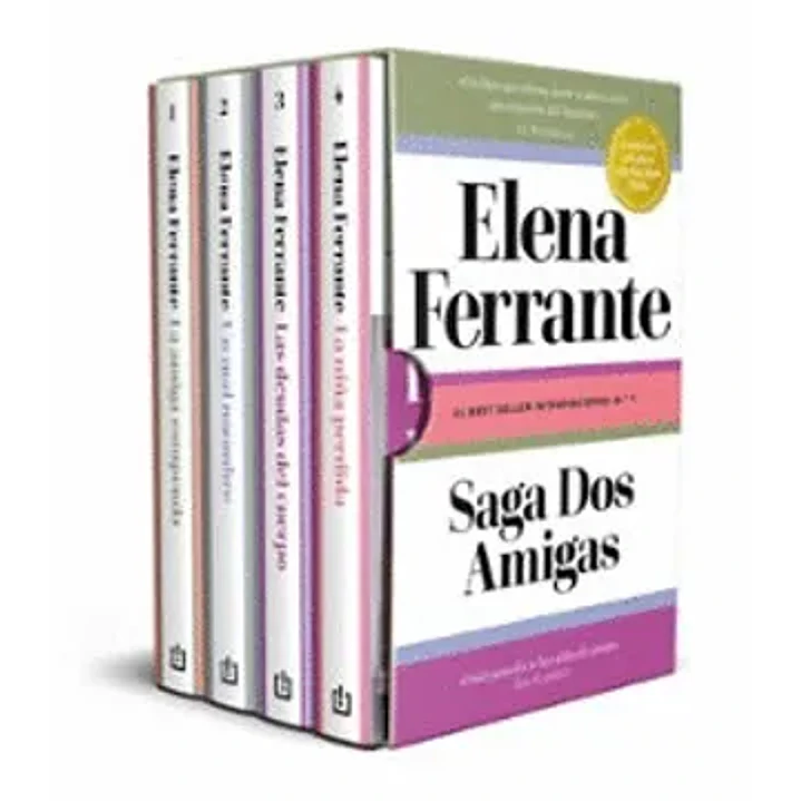 Saga Dos Amigas - Tetralogía Amiga Estupenda - Un Mal Hombre - Las Deudas Del Cuerpo - La Niña Perdida - Ferrante, Elena 1