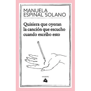 Quisiera Que Oyeran La Cancion Que Escucho Cuando Escribo Esto - Espinal Solano, Manuela
