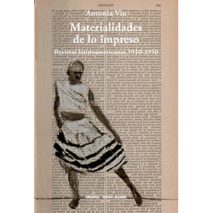 Materialidades De Lo Impreso - Viu, Antonia