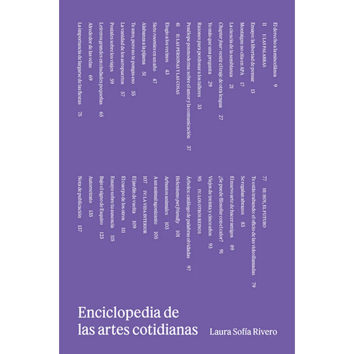 Enciclopedia De Las Artes Cotidianas - Rivero, Laura Sofia 1