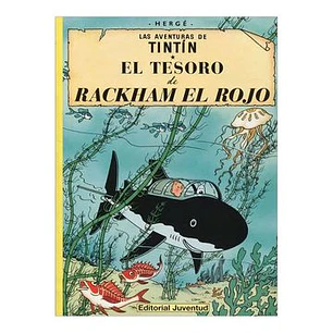 Las Aventuras De Tintin 12 El Tesoro De Rackham El Rojo Tapa Blanda - Herge