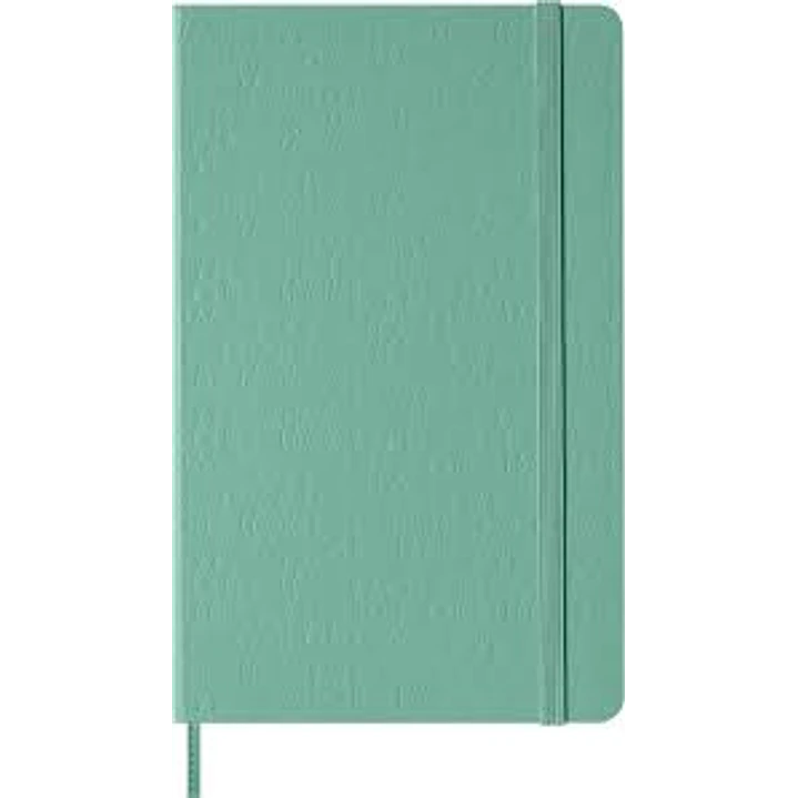 Classic Notebook Con Relieve Large Verde Salvia De Rayas Td - Moleskine 1