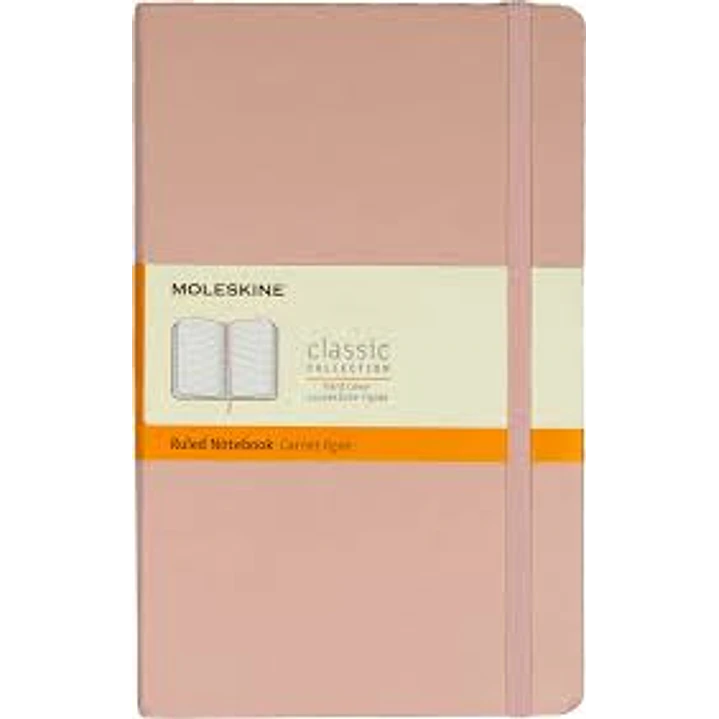 Classic Notebook Large Rosa Claro De Rayas Td - Moleskine 1