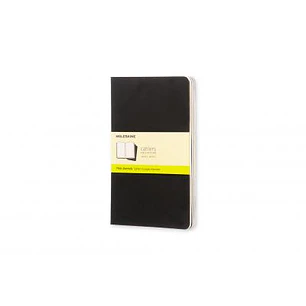 Libretas Cahier. Set De 3 (Grande, Negro, Lisa) - Moleskine