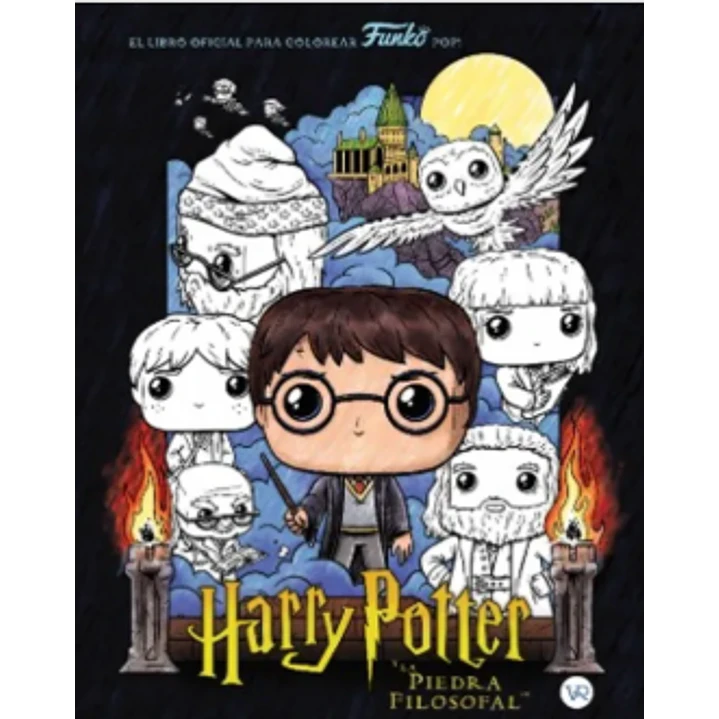 Harry Potter Y La Piedra Filosofal: El Libro Oficial Para Colorear Funko Pop - Sin Autor 1
