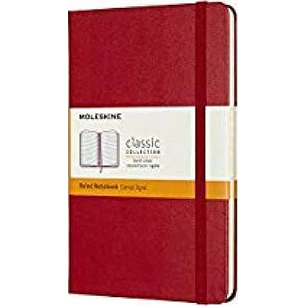 Libreta Moleskine Medium/hc/rojo Escarlata/ruled - Moleskine