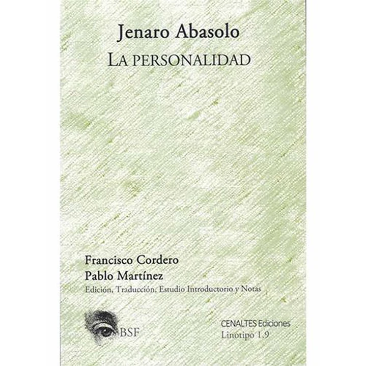 La Personalidad - Abasolo, Jenaro 1